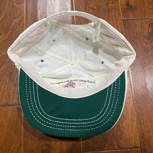 USS Arizona Memorial Pearl Harbor Vintage Embroidered White Snapback Hat Mens OS - Picture 5 of 6